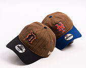 Kšiltovka New Era × Three Looms - Chestnut Pinstripe 9TWENTY A-Frame - Detroit Tigers