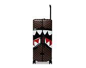 Kufr Sprayground - Sharks In Paris Wtf Bubble Brown Check Full-Size Luggage