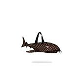 Taška Sprayground - Sharks In Paris Wtf Bubble Brown Check Shark Duffle