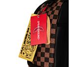 Batoh Sprayground - Embossed Check Brown Backpack