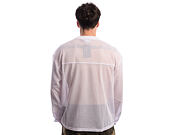 Triko s dlouhým rukávem Karl Kani - Stencil Mesh Boxy Longsleeve - White