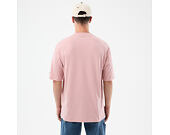 Triko New Era - Branded Beach Graphic Oversized Tee - Pink Rouge