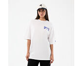 Triko New Era - Branded PIzza Time Graphic Oversized Tee - White