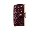 Peněženka Secrid - Miniwallet Emboss Diamond Premium - Bordeaux