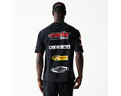 Triko New Era - F1 Graphic Oversized Tee - RED BULL F1 - Black