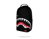Batoh Sprayground - Shark Central Black Embroidered Shark Backpack