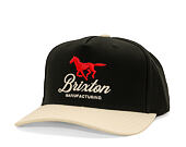 Kšiltovka Brixton - Leisure Snapback - Black/White Cap