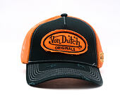 Kšiltovka Von Dutch - Baseball - Vintage Distressed - Orange / Navy