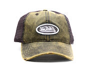 Kšiltovka Von Dutch - Baseball - Coated Cotton Patch - Green