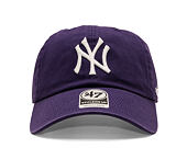 Kšiltovka '47 Brand - MLB Clean Up - NY Yankees - Purple