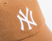 Kšiltovka '47 Brand - MLB Thick Cord CLEAN UP - NY Yankees - Camel