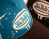 Kšiltovka Von Dutch - Baseball - Print & Embroidery - Light Blue / Brown