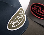 Kšiltovka Von Dutch - Trucker - Patch - Green / Navy