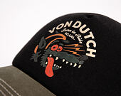 Kšiltovka Von Dutch - Trucker - Print - Black / Green