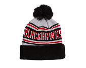 Kulich New Era - NHL Evergreen Wordmark Pom Medium Knit - Chicago Blackhawks - Team Color
