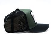 Dětská kšiltovka Goorin - Bandit Trucker Mini - Raccoon - Palm / Black