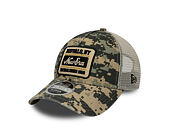Kšiltovka New Era - Branded Camo 9FORTY M-CROWN A-Frame Trucker - Woodland Camo