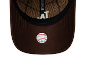 Kšiltovka New Era - MLB Mix Check 9TWENTY - LA Dodgers - Chestnut Brown / Stone