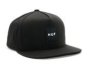 Kšiltovka HUF Box Logo Black Snapback