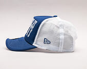 Kšiltovka New Era Trucker Word Stack Los Angeles Dodgers Dark Royal/Gray Snapback