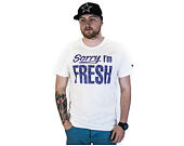 Triko New Era Zebra Sorry Im Fresh White