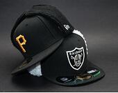 Kšiltovka s klapkami New Era NFL On field Oakland Raiders 59FIFTY Team Colors Dog Ear