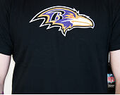 Triko New Era NFL Team Logo Baltimore Ravens Black