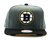 Kšiltovka Mitchell & Ness Team Vivid Boston Bruins Grey Snapback
