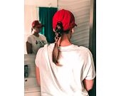 Kšiltovka New Era 9FORTY MLB League Basic New York Yankees Strapback Scarlet / White