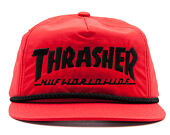 Kšiltovka HUF Collab Thrasher Logo Red Snapback