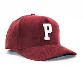 Kšiltovka Pink Dolphin P Corduroy Maroon Snapback