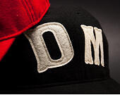 Kšiltovka Pink Dolphin Motorsports 8 Panel Black Fitted