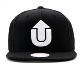 Kšiltovka UPFRONT Logo FV Black/White Snapback