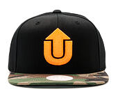 Kšiltovka UPFRONT Logo FV Black/Camo Snapback