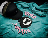 Mikina s kapucí Pink Dolphin 8 Ball Hoodie Aqua