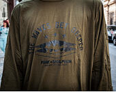 Triko Pink Dolphin Cross Layering Olive