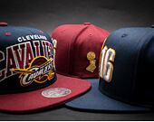 Kšiltovka Mitchell & Ness Championship Cleveland Cavaliers Burgundy Snapback