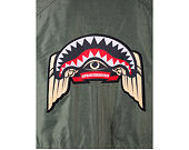 Bunda Sprayground Army Patches Parka Green
