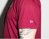 Triko New Era Border Edge Badge Tee Philadelphia Phillies Burgundy/Blue/White