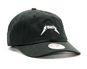 Kšiltovka Mitchell & Ness Rock Font Dad Hat Sacramento Kings Black Strapback