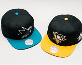 Kšiltovka Mitchell & Ness NHL 2017 All Star Game San Jose Sharks Black/Teal Snapback