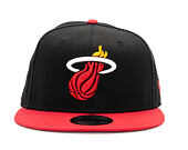 Kšiltovka New Era Team Miami Heat 9FIFTY Black/Red Snapback