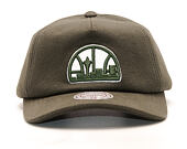 Kšiltovka Mitchell & Ness Throwback Seattle Supersonics Olive Snapback