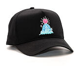 Kšiltovka Pink Dolphin Tombstone 5-Panel Structured Black Snapback