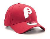 Kšiltovka New Era Flock Logo Philadelphia Phillies 9FORTY Carmine Snapback