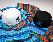 Triko New Era Native AOP Tee Blue Azure