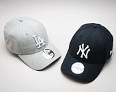 Kšiltovka New Era Heather Team Essential New York Yankees Heather Navy 9FORTY Strapback