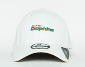 Kšiltovka New Era Border Edge Pique Miami Dolphins 9FORTY White/Official Team Color Strapback