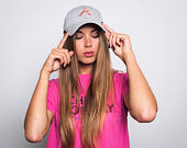 Dámská Kšiltovka New Era Jersey Essential Atlanta Braves 9FORTY Gray/Blush Strapback