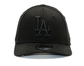 Dětská Kšiltovka New Era League Essential Los Angeles Dodgers 9FORTY Toddler Black/Black Strapback